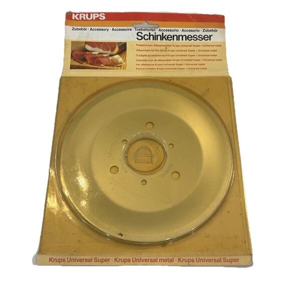 Krups Ham Knife Replacement Blade 010 Compact 355/356 Universal Super Vtg NOS - Picture 1 of 5